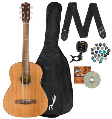 3-4 fender acoustic guitar