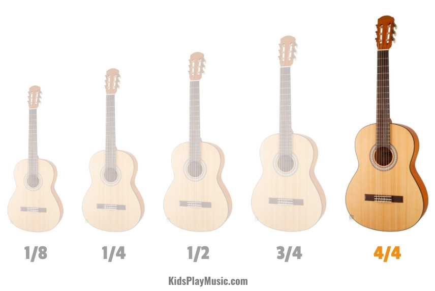 Classical guitar sizes cheap