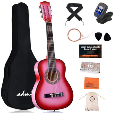 adm 1/2 guitar pink