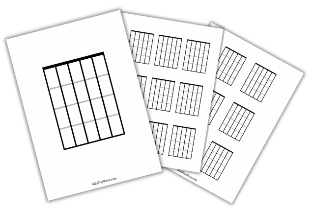 blank guitar chord charts printable