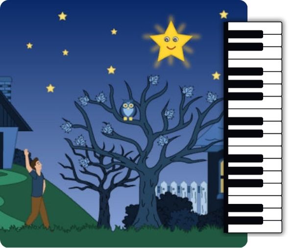 Twinkle Twinkle Little Star Learn Piano