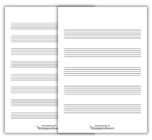 Music Staff Paper