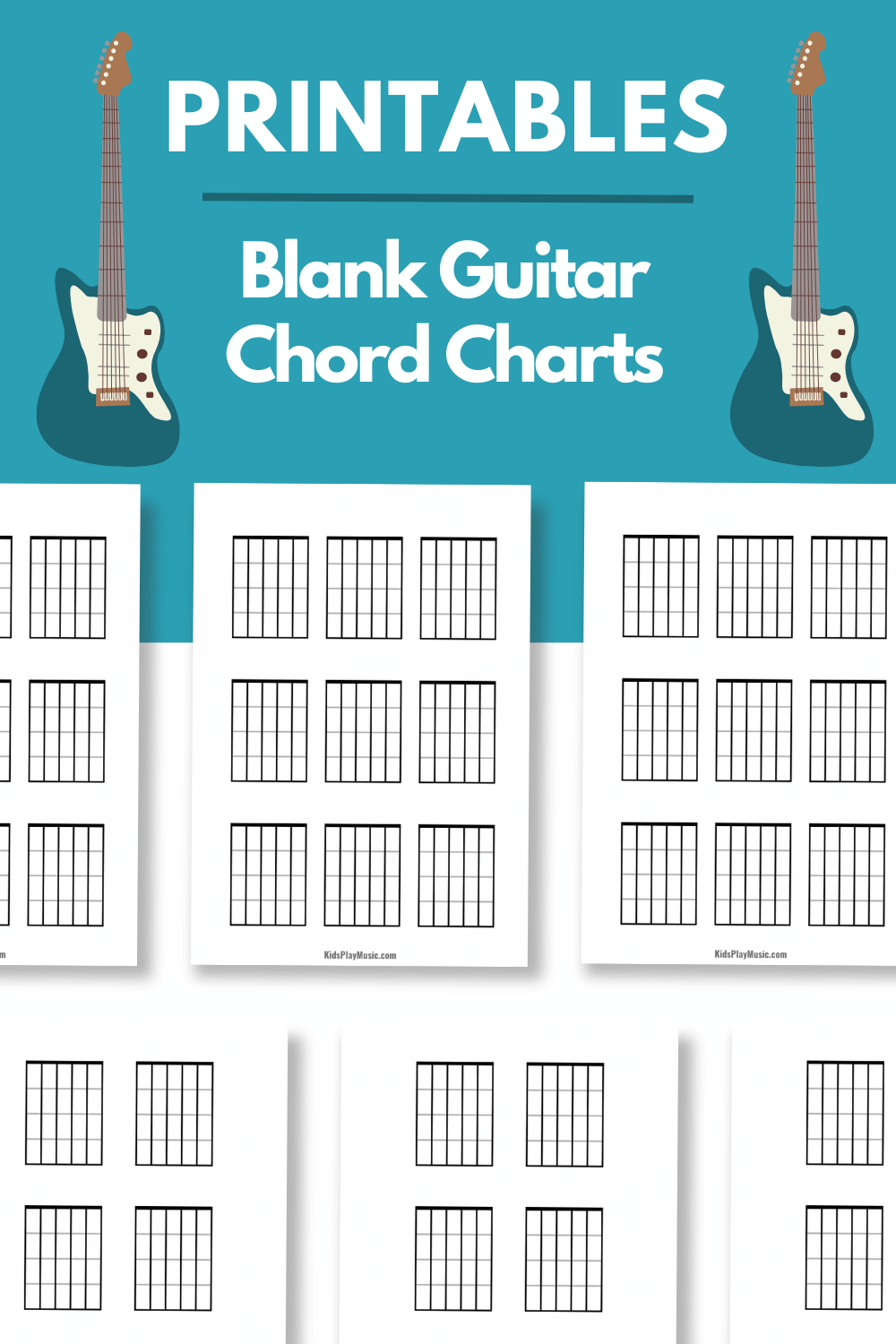Blank Guitar Chord Charts Printables